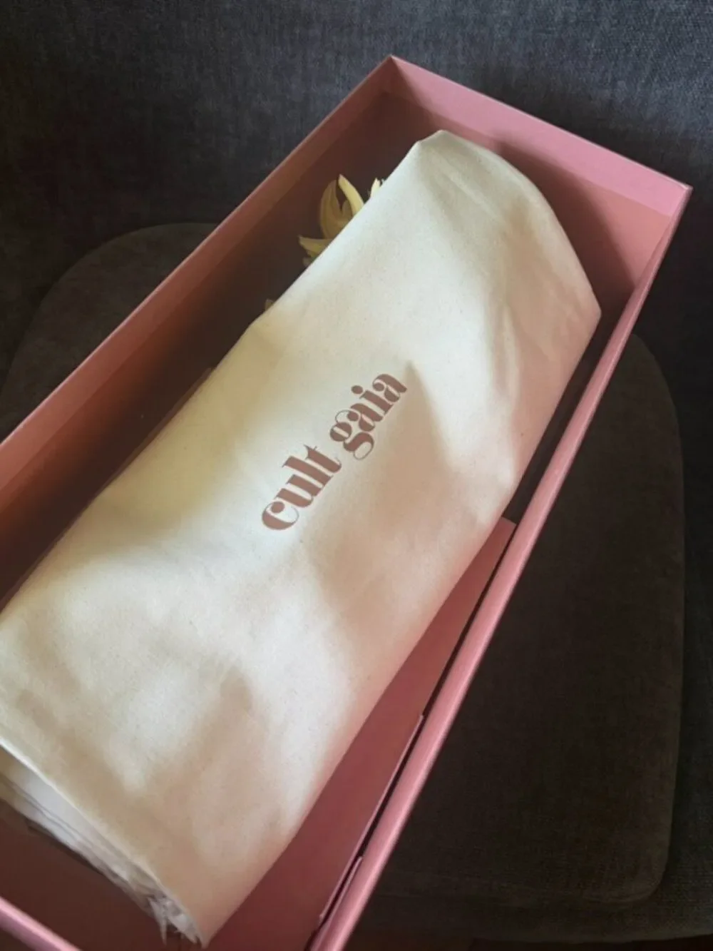 NEW Cult Gaia Dee Dee Flower Vase Clutch Cornsilk Multi